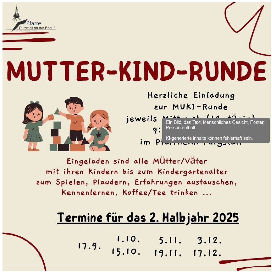 Ankündigungsplakat